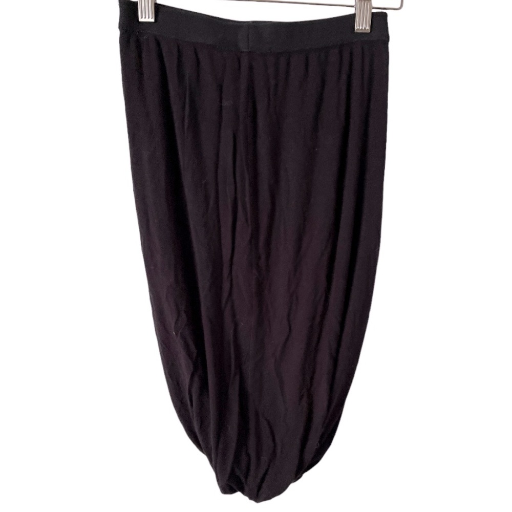 T by Alexander Wang Twist Skirt Stretch Jersey Black Small‎